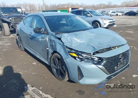 2025 Nissan Sentra Sr from USA, damaged, VIN 3N1AB8DV2SY214907